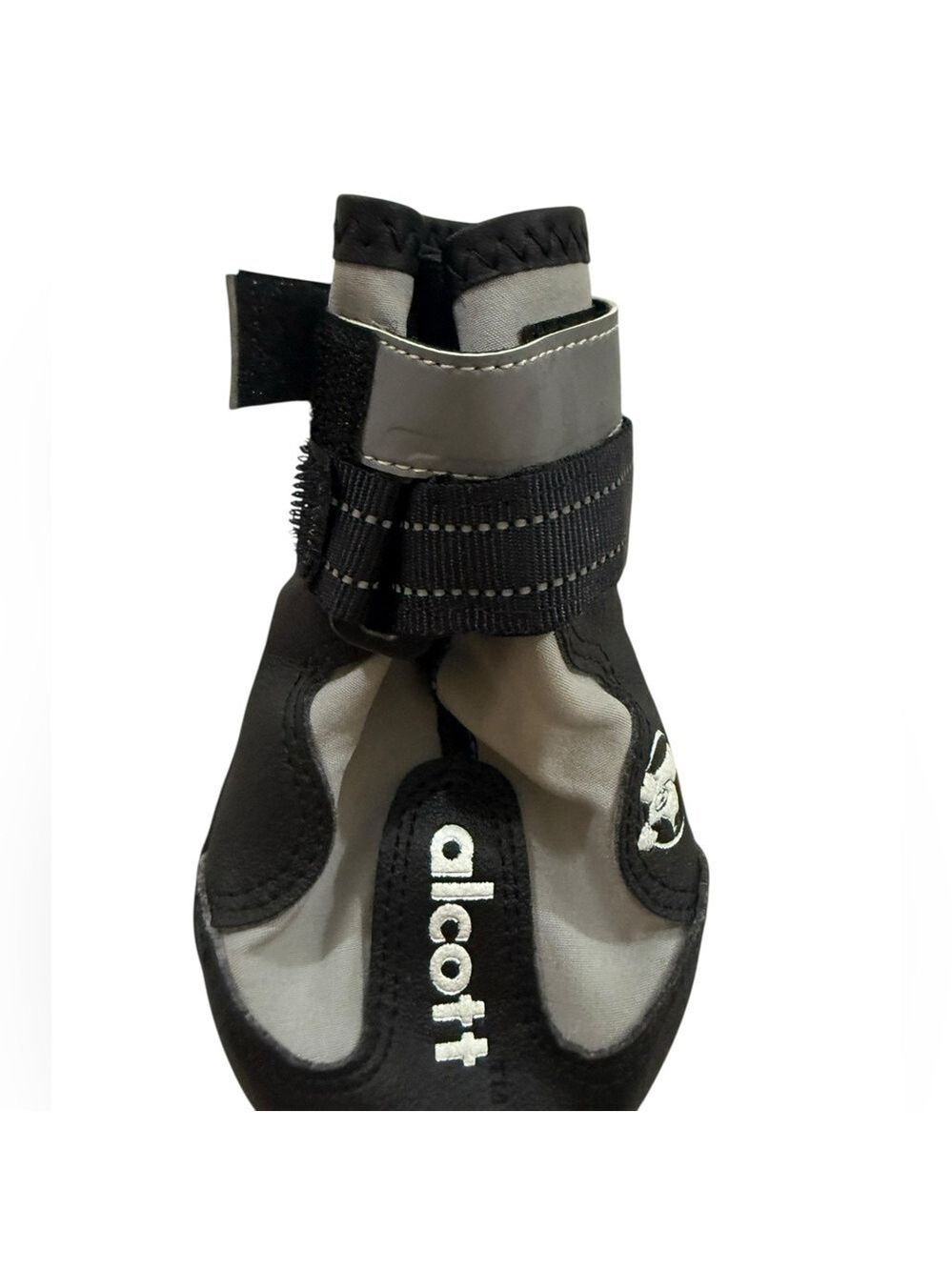 Alcott Dog Adventure Boot Shoes Reflective Black/Gray Set SzMed - Picture 4 of 11